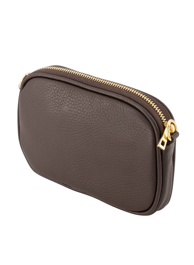 Jewelz tas Howey Classic Grain Donkerbruin/Goudkleurig