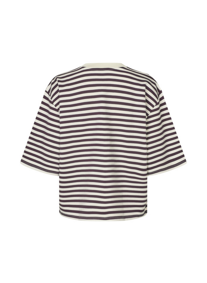 T-shirt Emrys-M Purple Sugar Stribe