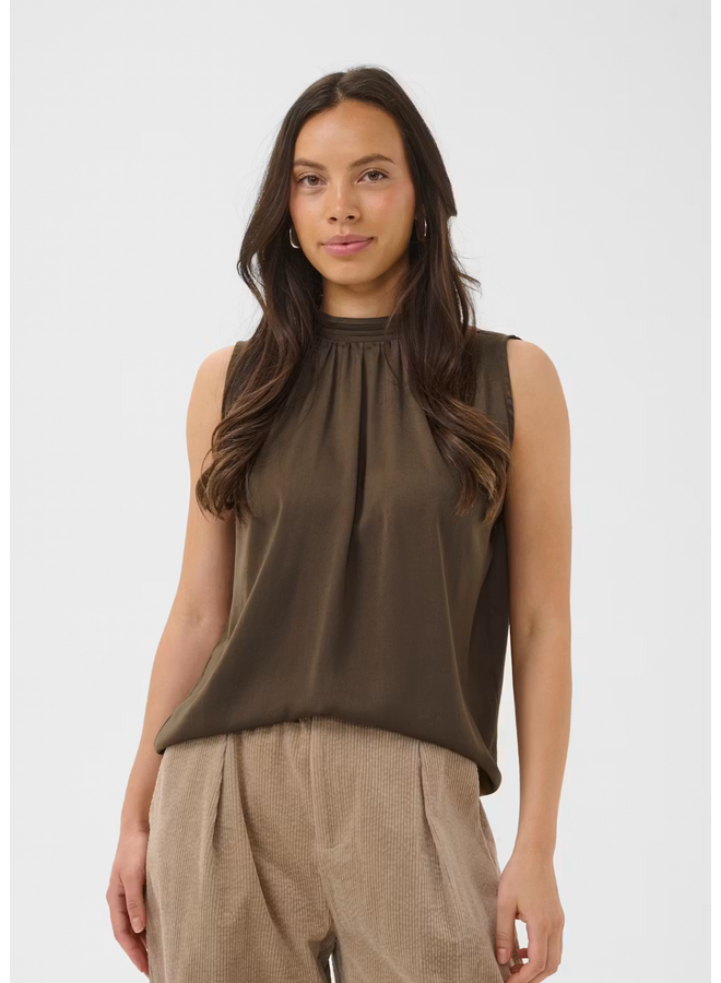Top AileenSZ Chocolate Brown