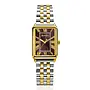 Zinzi horloge Elegance ZIW1936 Zilver-/Goudkleurig/Bruin