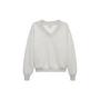 Sweater V-Neck Grey Melange