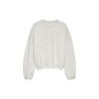 Sweater Oversized Graphic Light Grey Melange