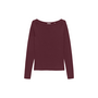 Top Boatneck Rib Merlot