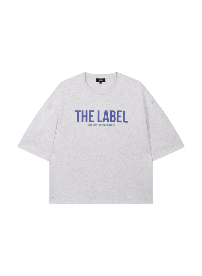 T-shirt The Label Light Grey Melange