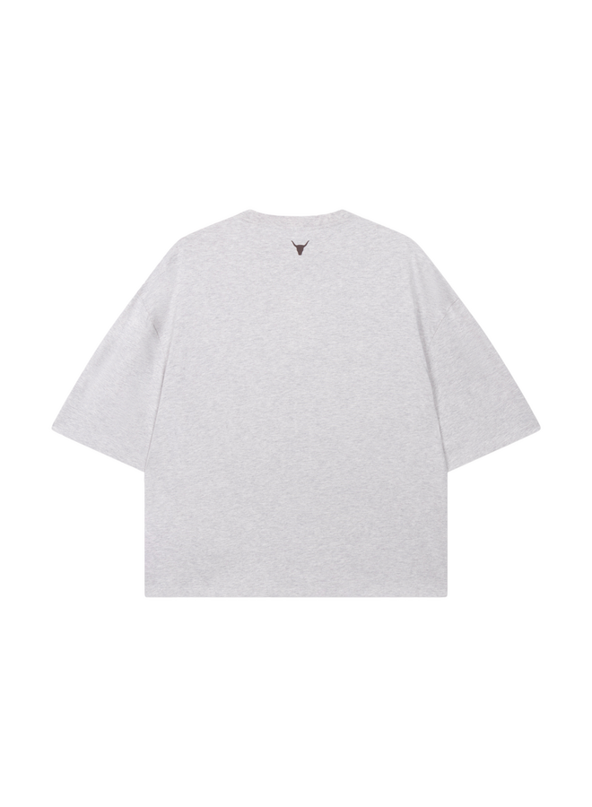 T-shirt The Label Light Grey Melange