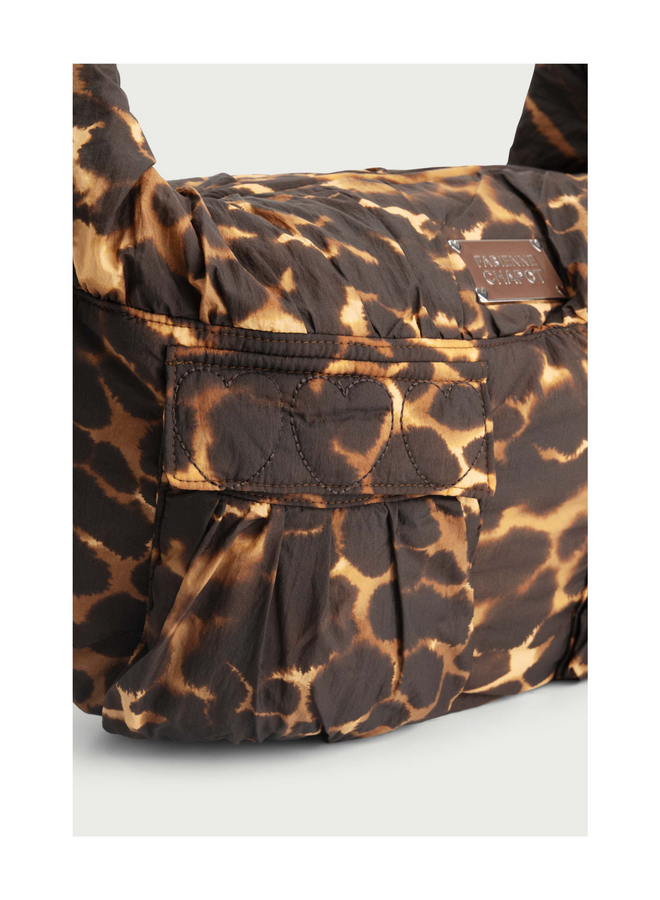 Tas Fabiana Brown Inky Leopard