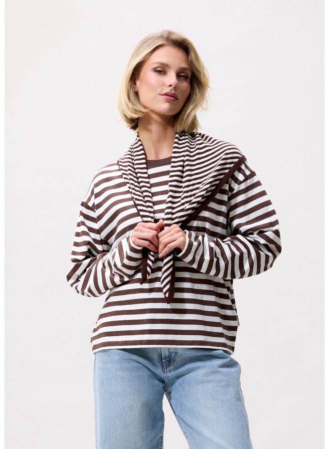 Sjaal Striped Triangle Rocky Road