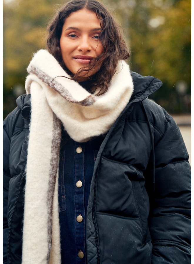 Sjaal SelenaSZ Ice Brown Stripe