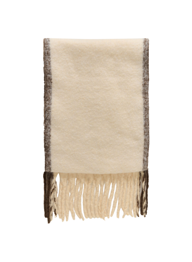 Sjaal SelenaSZ Ice Brown Stripe
