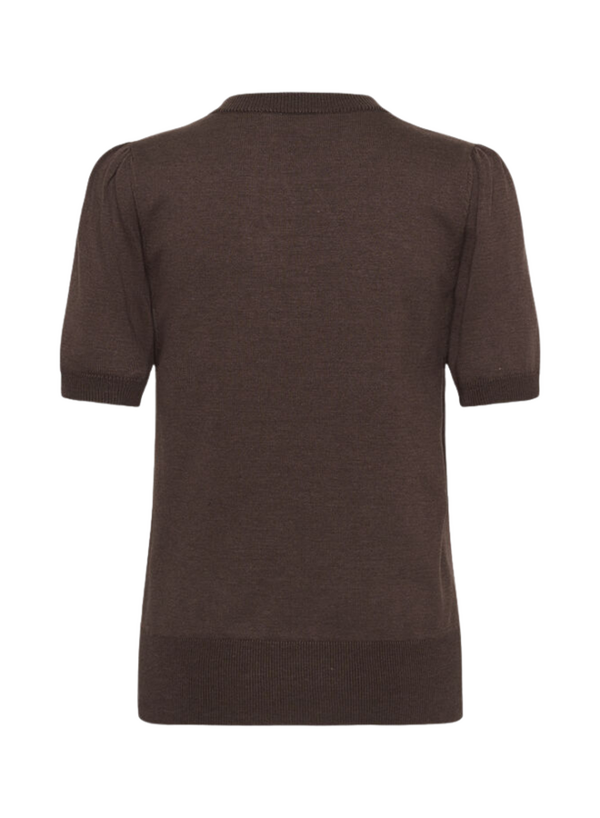 Top MilaSZ Korte Mouw Bracken Melange