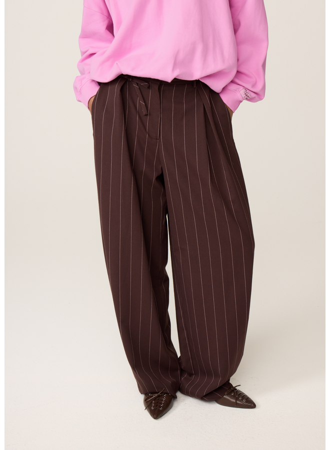 Broek Charlot Brown Pin Stripe