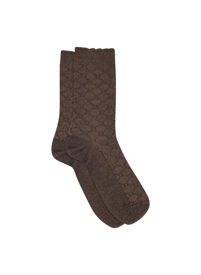 MP Denmark sokken Grace Dark Brown