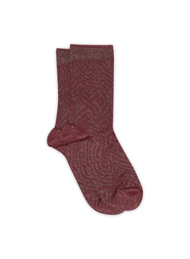MP Denmark sokken Luisa Wine Red