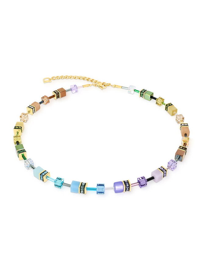 COEUR de LION ketting 2838/1583 Multi Boho/Goud Verguld