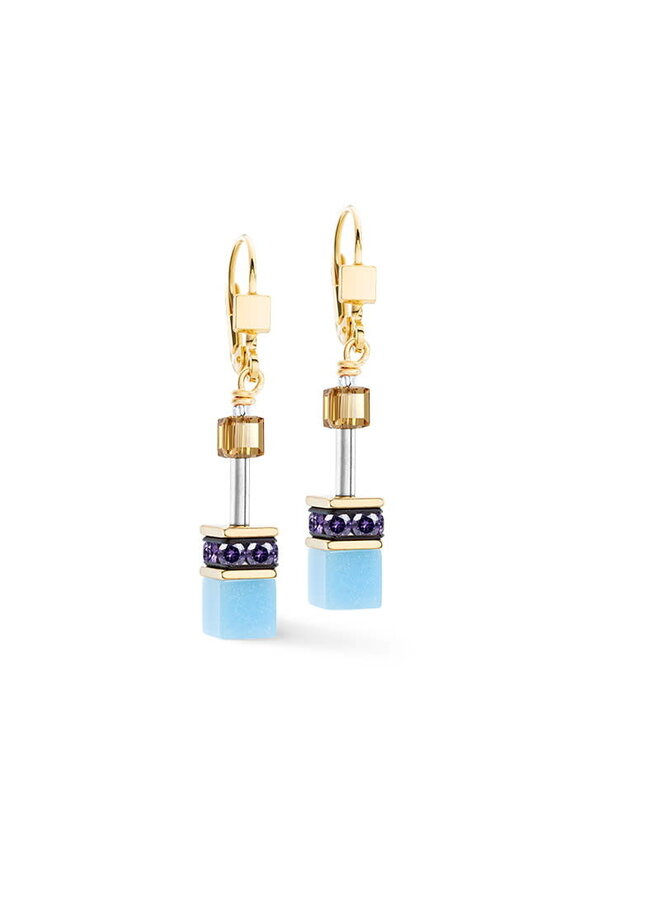 COEUR de LION oorbellen 2838/1583 Multi Boho/Goud Verguld