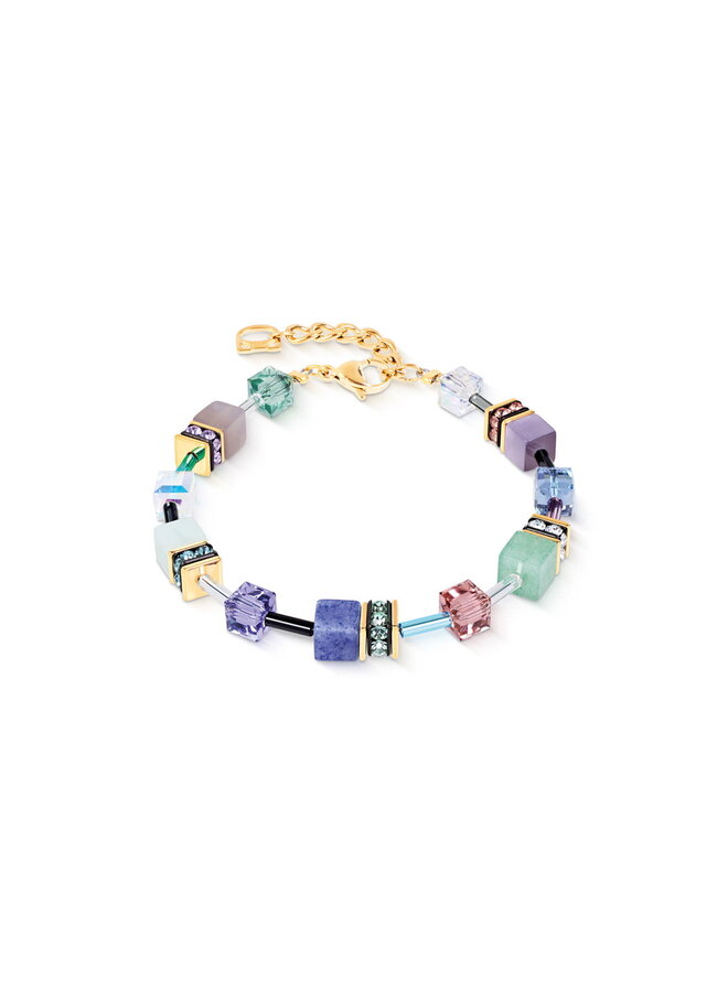 COEUR de LION armband 4905/1558 Pastel Romantic/Goud Verguld
