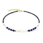 COEUR de LION ketting 1135/0700 Blauw/Goud Verguld