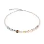 COEUR de LION ketting 2101/1000 Beige/Zilverkleurig