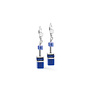 COEUR de LION oorbellen 2838/0729 Blauw/Petrol/Zilverkleurig