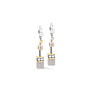 COEUR de LION oorbellen 4017/1216 Grijs/Goud Verguld