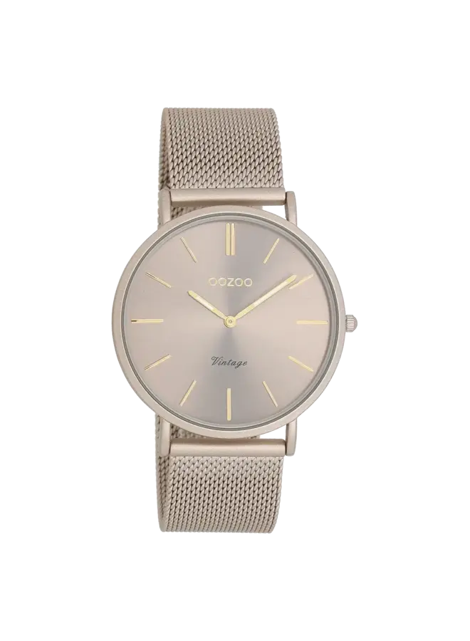 OOZOO Vintage horloge C20336 Taupe