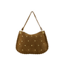 Jewelz tas Casey Suède Taupe/Goudkleurig