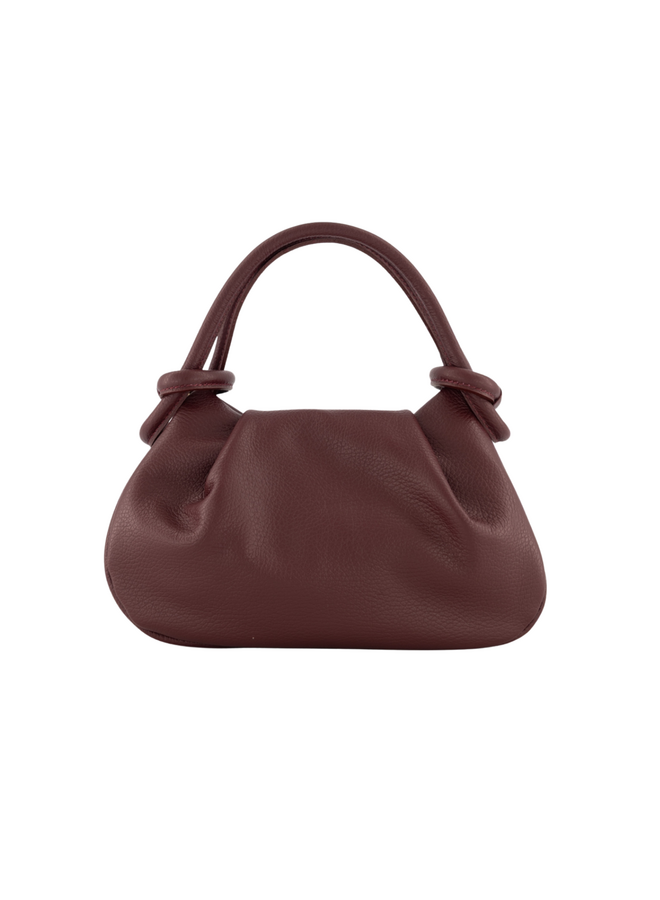 Jewelz tas Lucca Classic Grain Bordeaux/Goudkleurig