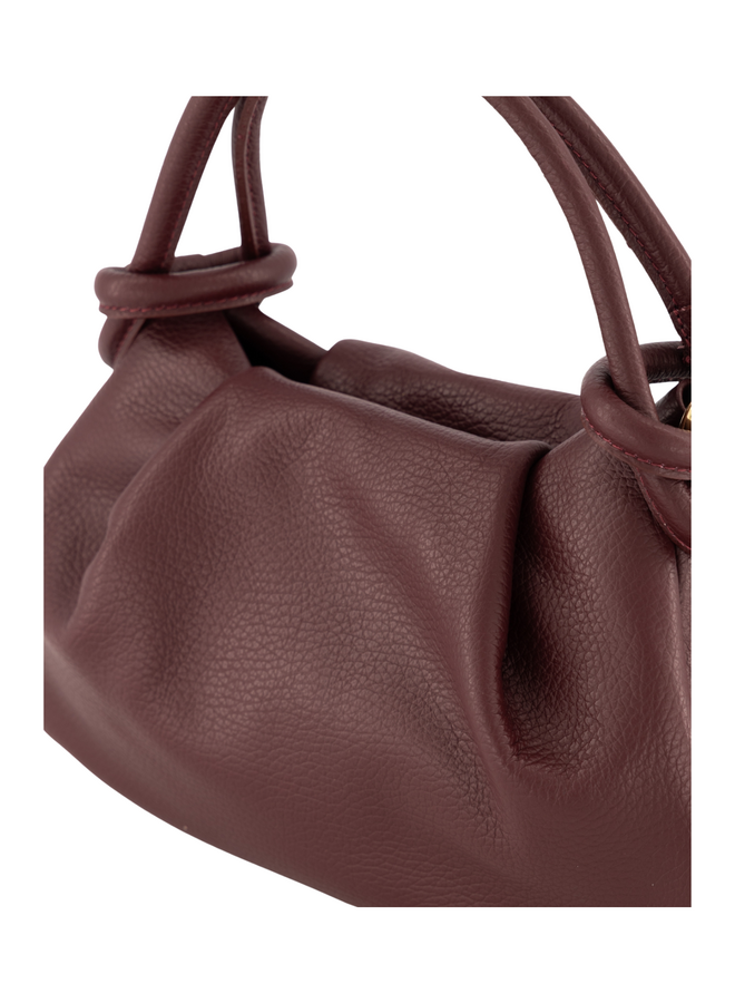 Jewelz tas Lucca Classic Grain Bordeaux/Goudkleurig