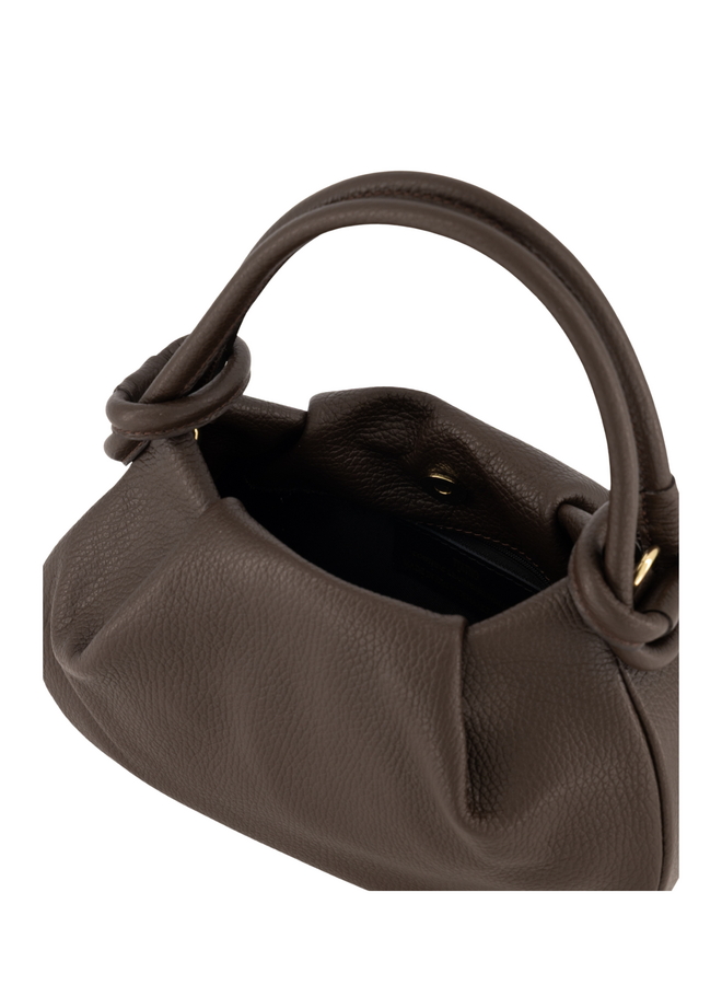 Jewelz tas Lucca Classic Grain Donkerbruin/Goudkleurig