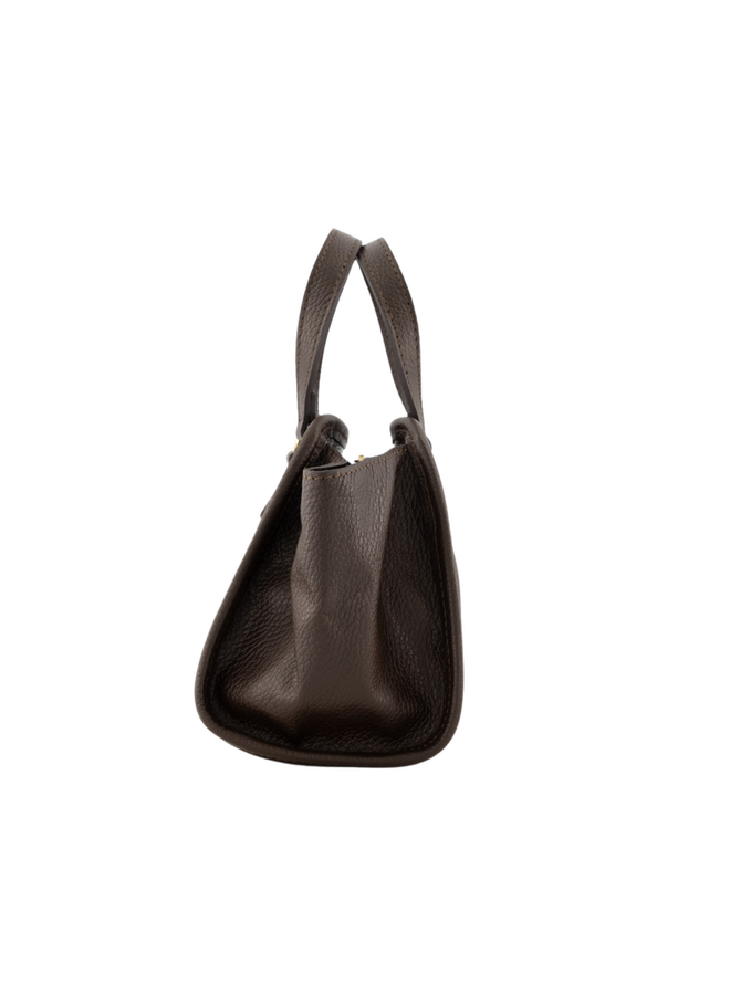 Jewelz tas Kors Classic Grain Donkerbruin/Goudkleurig