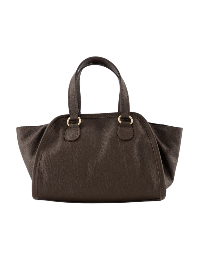 Jewelz tas Kors Classic Grain Donkerbruin/Goudkleurig