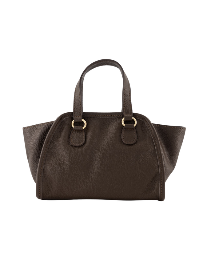 Jewelz tas Kors Classic Grain Donkerbruin/Goudkleurig