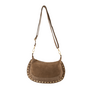 Jewelz tas Monica Suède Taupe/Goudkleurig