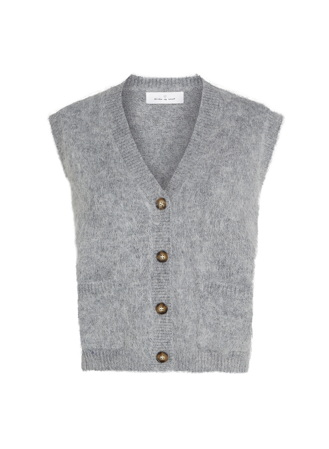 Vest Fauve Grey Melange