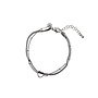 Day & Eve armband B66401-1 Zilverkleurig