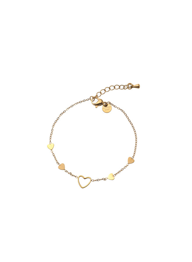Day & Eve armband B66402-2 Goudkleurig
