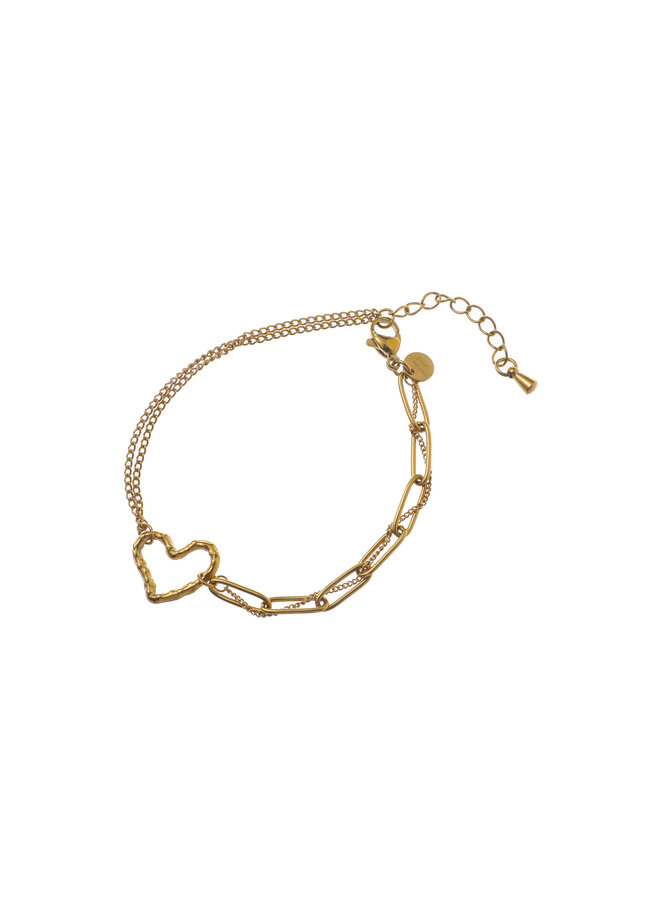 Day & Eve armband B66413-2 Goudkleurig