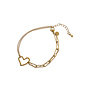 Day & Eve armband B66413-2 Goudkleurig