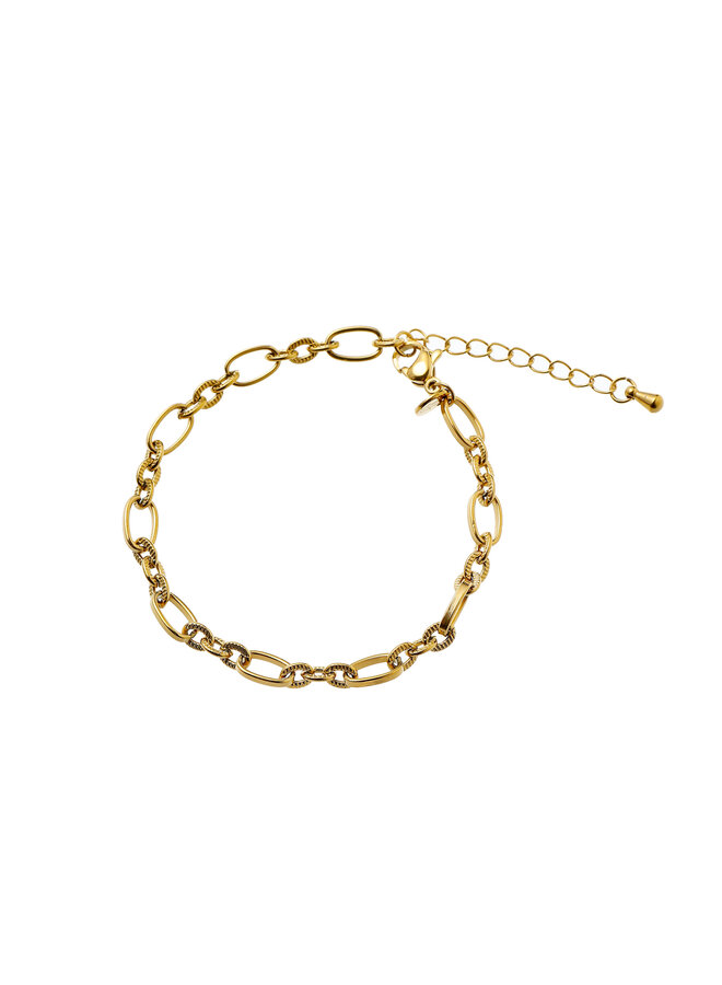 Day & Eve armband B66415-2 Goudkleurig