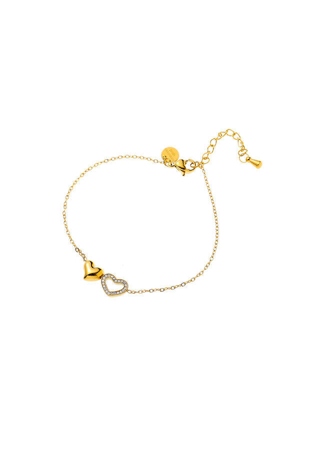 Day & Eve armband B66455-2 Goudkleurig