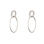 Day & Eve oorbellen E66078-1 Zilverkleurig