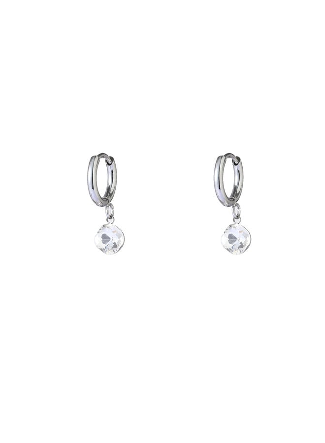 Day & Eve oorbellen E66152-5 Zilverkleurig