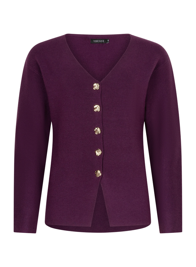 Vest Daisy Plum