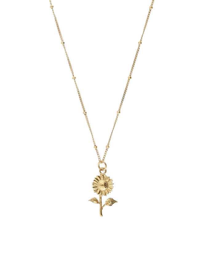 My Jewellery ketting Vintage Zonnebloem Goudkleurig