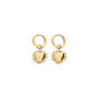 My Jewellery oorbellen Fortune Hartjes Zon Goudkleurig