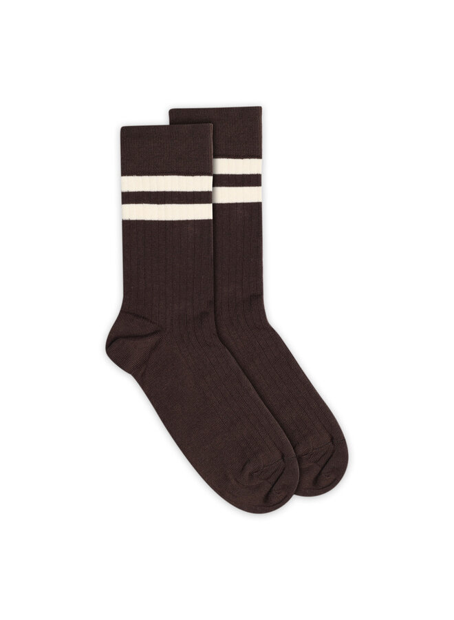 MP Denmark sokken Tina Dark Brown