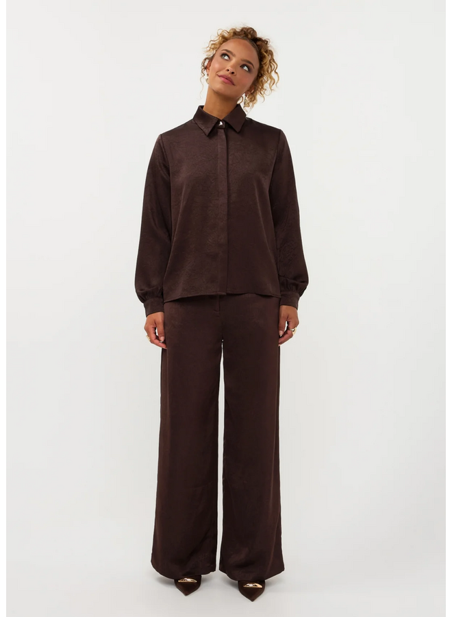 Broek Cecilia Dark Brown