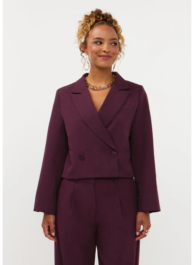 Blazer Ayla Aubergine