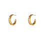 Day & Eve oorbellen E66061-2 Goudkleurig