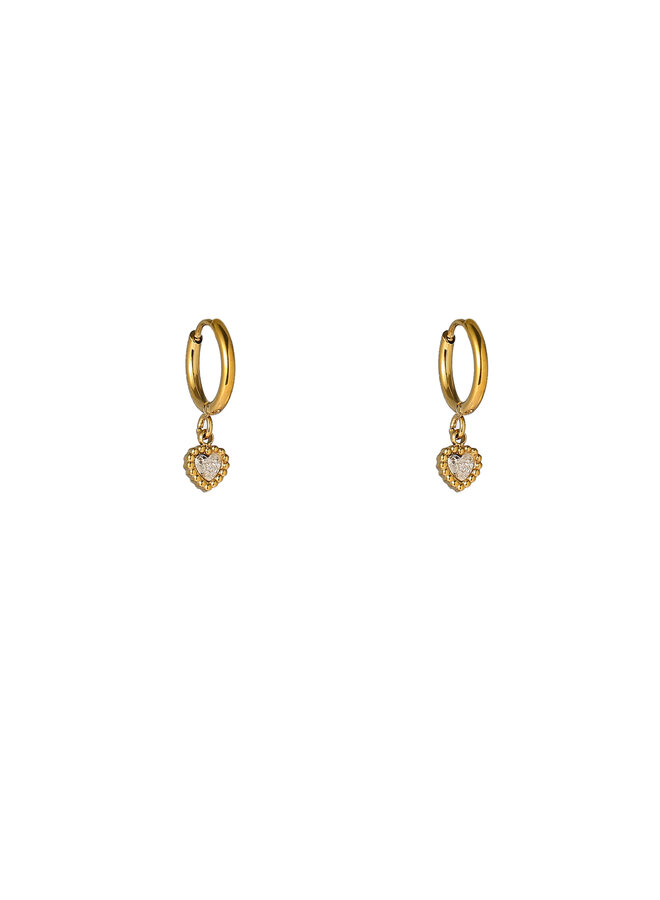 Day & Eve oorbellen E66093-2 Goudkleurig